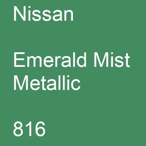 Nissan, Emerald Mist Metallic, 816.